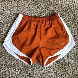 Nike Fit Dry Orange Running Shorts Sz S